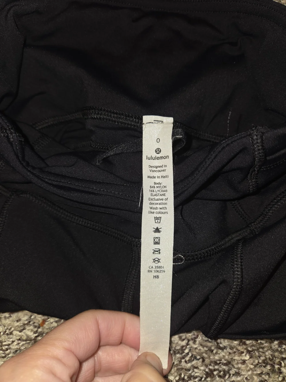 lululemon athletica Black High-Waist Performance Leggings